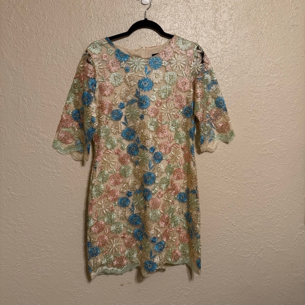 Floral Embroidered Dress